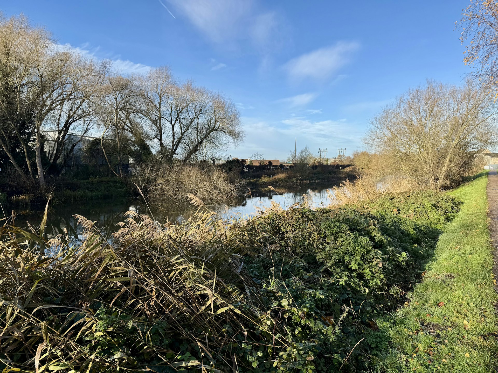 The River Gipping in Ipswich